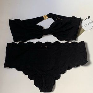 Marysia bikini, black size Medium/Large